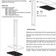 SSWBasics Black 2-Way Clothing Rack with Black Straight Arms