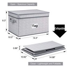 Kntiwiwo Large Storage Bins for Closet Shelves