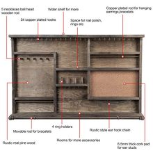 Large Rustic Jewelry Organizer Jewelry Cabinet