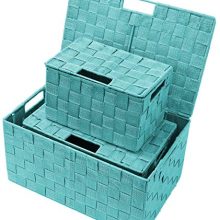 Organizer Set Stackable Storage Basket Woven