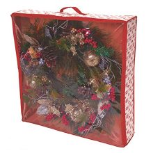 Paula Deen Festive Wreath Organizer and Storage Container Box.