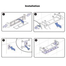 Maximize Your Space with Adhesive Floating Shelves - Set of 3 - Elevate Your Home Organization