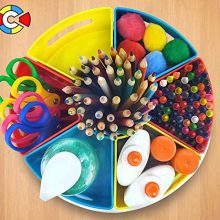 360° Rotating Art Supply Organizer for Kids