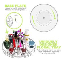 360-Degree Rotating Adjustable Makeup Organizer