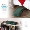Organize with Ease: Premium Christmas Gift Wrap Organizer - Fits 18-24 Standers Rolls, Underbed Storage, Tear-Proof Fabric - Ideal for Holiday Bliss
