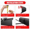 Walmann Bike Storage Rack, 6 Bike Hooks for Garage & Home