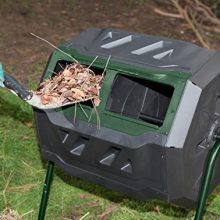 Dual Chamber Composter On Two-Leg Stand