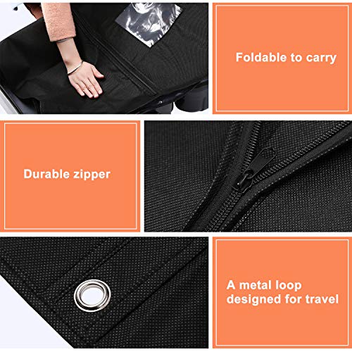 Washable Anti-Moth Protector With Full Zipper and Clear Widow for Storage