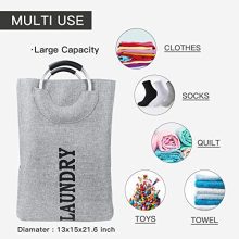 Double Laundry Hamper with Handle 73L