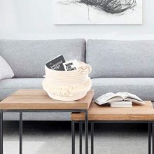 Chic Cotton Rope Woven Storage Basket - Your Stylish Home Organizer