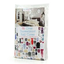 HANGERWORLD Clear 6ft Showerproof Zip Clothes