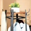 VASAGLE Coat Rack, Coat Stand with 3 Shelves