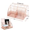 Rose Gold Desk Organizer for Women
