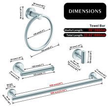 Hand Towel Holder/Towel Ring Wall Mount
