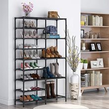 Tribesigns 9 Tiers Shoe Rack, Stackable Shoe Tower
