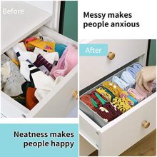 Foldable Closet Storage Bins Drawer Organizers