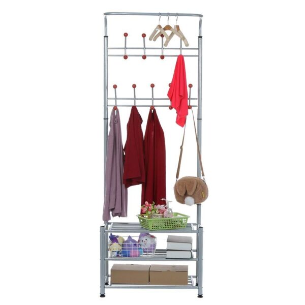 Entryway Shoe Bench 3 in 1 Entryway Coat Rack