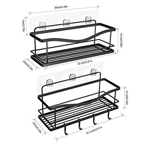 No Drilling Traceless Adhesive Bathroom Storage Organizer