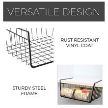 Undershelf Storage Basket Rust Resistant