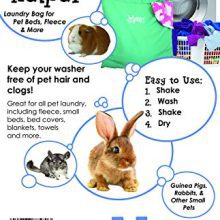 Pet Laundry with Wheeky Pets Laundry Helper: Perfect for Guinea Pig and Rabbit Bedding, Fleece, and Cage Liners