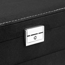 SONGMICS 2-Tier Jewelry Box with Drawer, Key