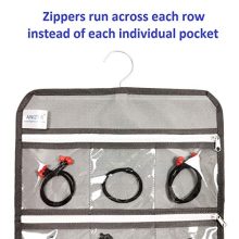 ANIZER Travel Foldable Jewelry Rolls Bag