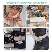 Vlando Travel Jewelry Roll Portable Storage Organizer