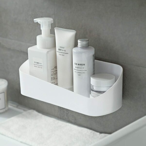 Bathroom Shelf Organizer Wall Mounted Storage Rack