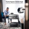 Tangkula Luggage Rack (Set of 2), Folding Metal Suitcase