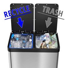 Dual Step Trash Can & Recycle 16 Gallon