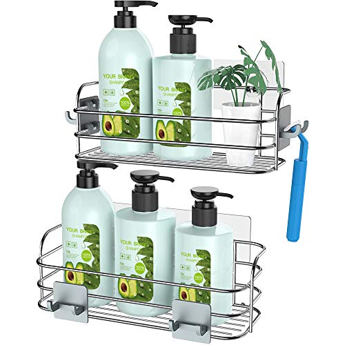 Hanging Sponge and Razor Shampoo Holder Organizer