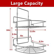 No drilling basket holder wall mounted for kitchen