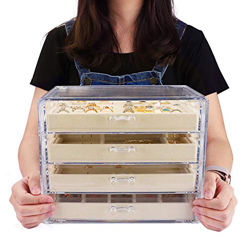 Jewelry Organizer for Earring Necklace Ring & Bracelet