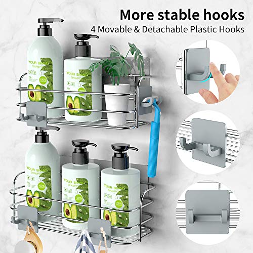 Hanging Sponge and Razor Shampoo Holder Organizer