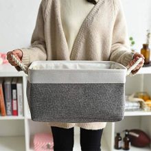 Sacyic Large Storage Baskets for Shelves, Fabric Baskets for Organizing