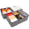 Criusia Underwear Drawer Organizer, 6 Set Foldable Underwear