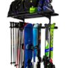 Ski Wall Rack and Storage Garage Shelf