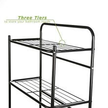 3TOILR-BLK 3 Tier Organizer, Bathroom Space Saver,