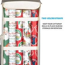 Christmas Hanging Gift Wrap Storage Organizer