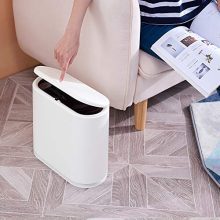 KLGO 2.4 Gallon Slim Plastic Trash Can Wastebasket