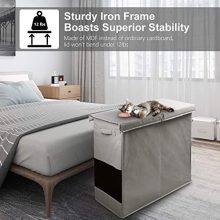 Double Laundry Hamper with Lid and Removable Laundry Bags