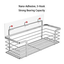 Caddy Basket Shelf for Shampoo Conditioner Adhesive Bathroom Storage
