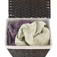 Whitmor Rattique Laundry Hamper with Lid