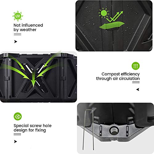 Garden Composter with Better Aeration System