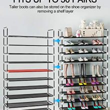 QooWare 10 Tiers Shoe Rack - Fit Up to 50 Pairs