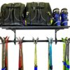 Ski Wall Rack and Storage Garage Shelf