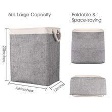 DYD Laundry Baskets with Handles Collapsible Linen Hampers