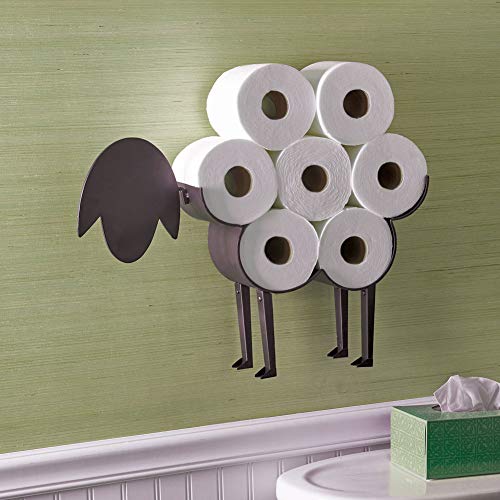 Sheep Toilet Paper Holder | Wall Mounted or Free Standing