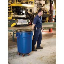 Heavy-Duty Round Recycling/Composting Bin
