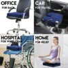 Gel Seat Cushion for Long Sitting, Orthopedic Gel & Memory Foam